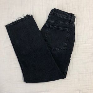Topshop High Waisted Straight Jeans